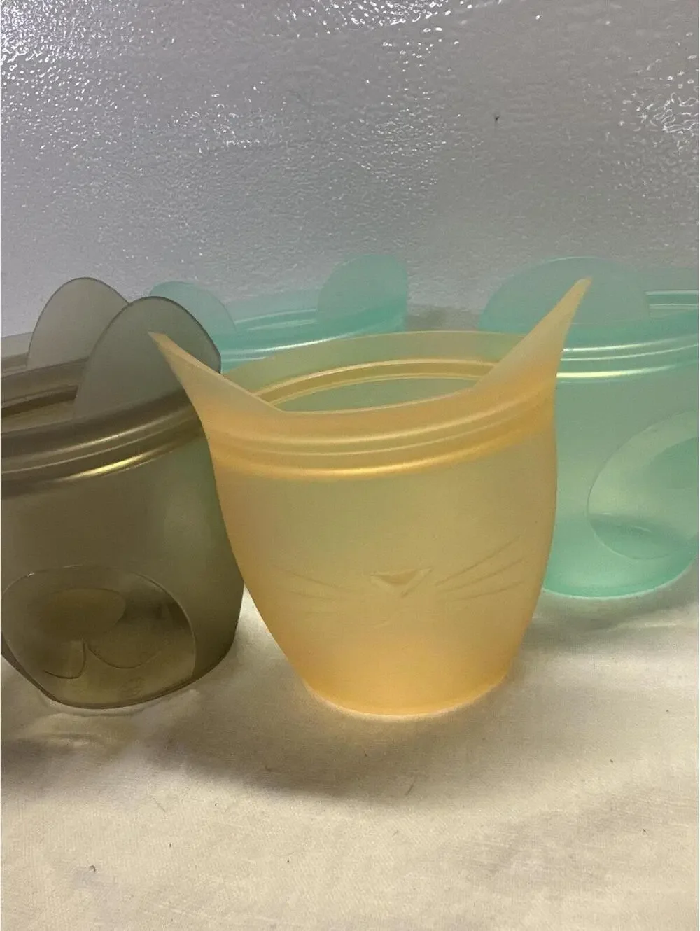 EUC Ziploc silicone snack bags, set of 5